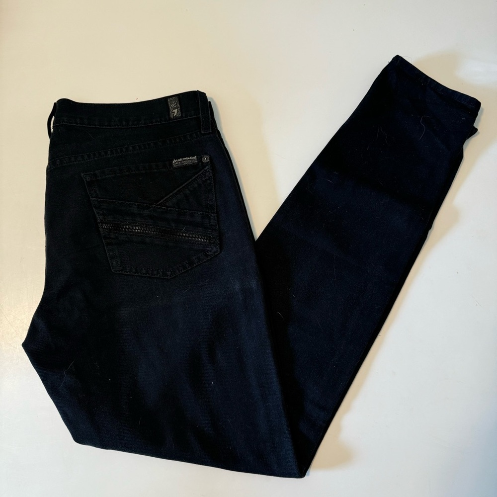 7 for all mankind black denim